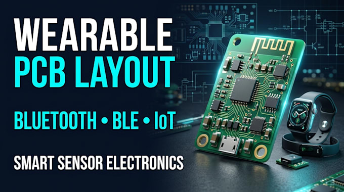 design wearable pcb layout for bluetooth and smart sensor devices