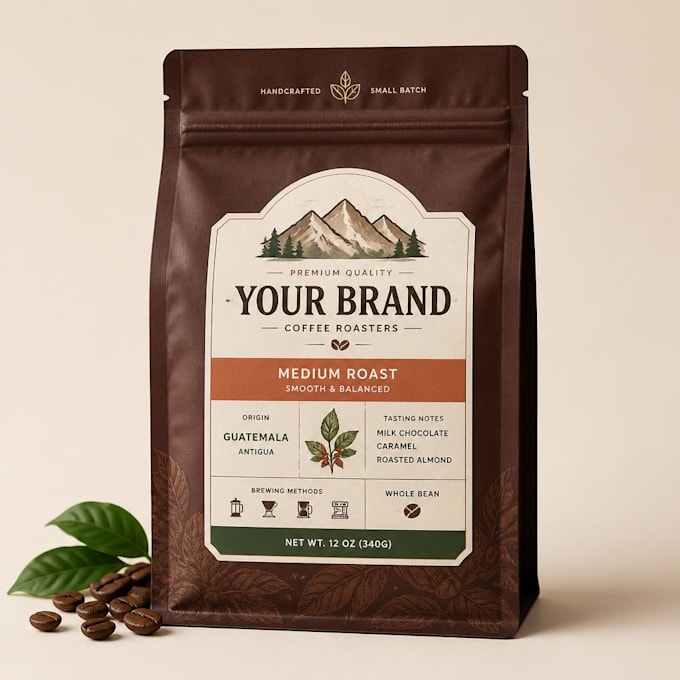 do food packaging and coffee bag packaging bag design