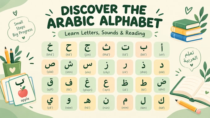 teach arabic language to kids with fun audio lessons
