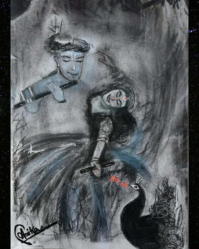 make a custom handmade hyperrelatic potrait , sketch , paintings