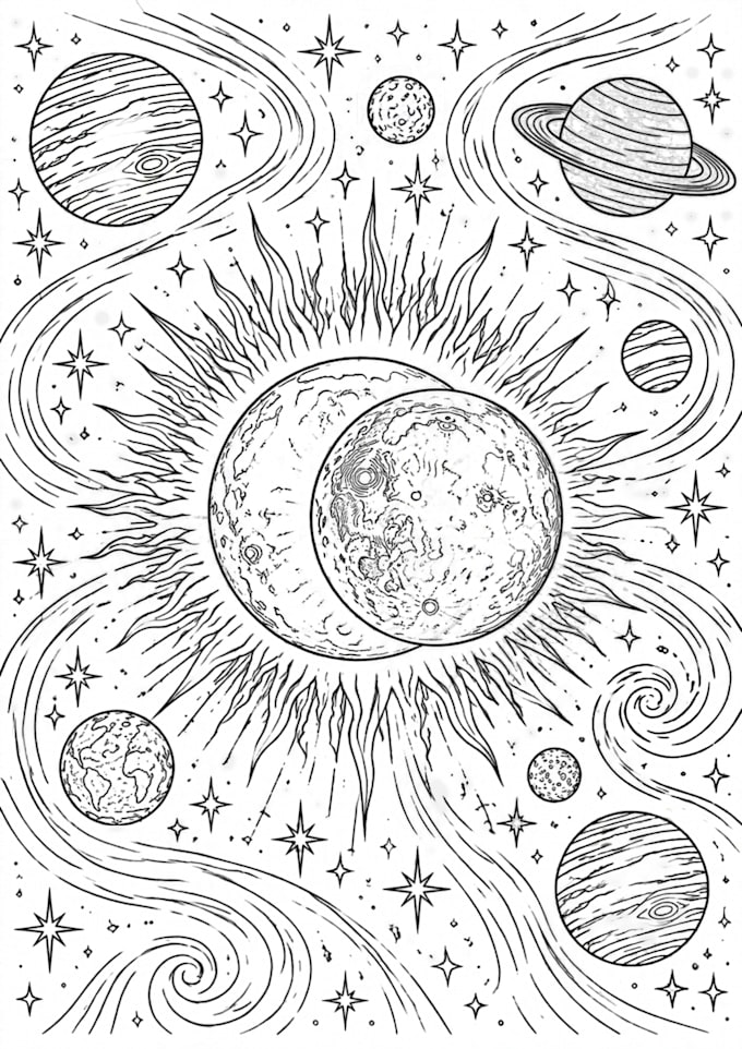 design a unique childrens coloring book