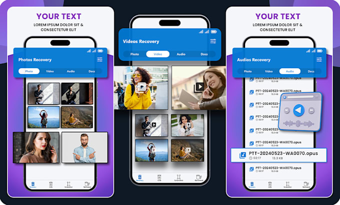 design professional app screenshots for playstore and appstore