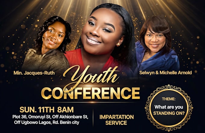 Church flyer design postcard design event design business design church ...