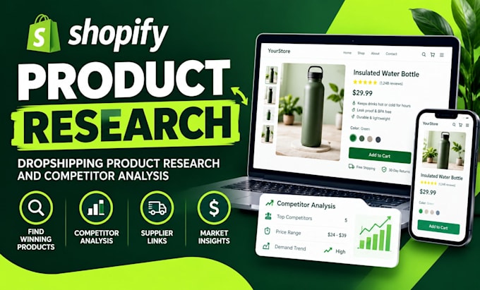 do shopify dropshipping product research and