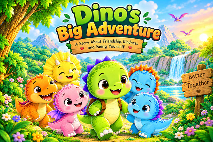 creat kids story illustration