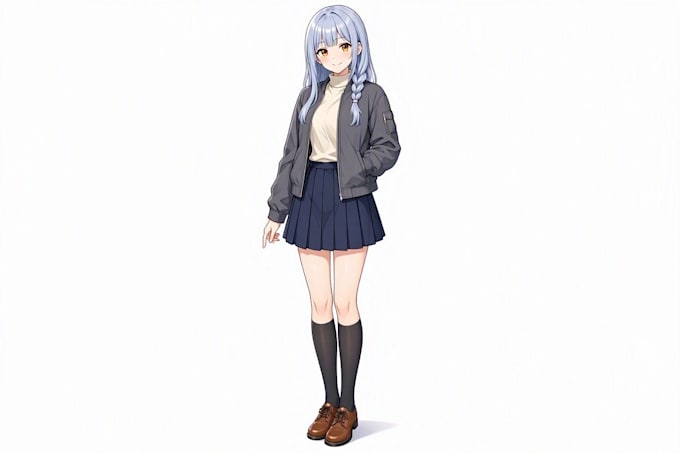 Draw fantasy anime art and illustration for character design by ...