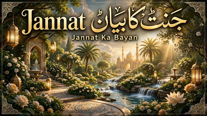 design viral islamic thumbnail
