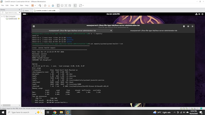 provide linux server administration and troubleshooting