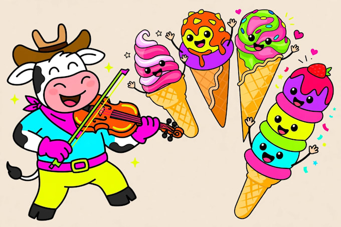 Design custom cartoon characters and mascot clipart by Apostillos | Fiverr