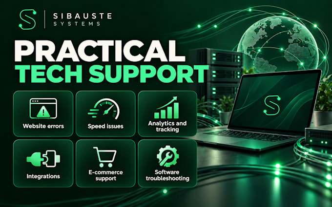 troubleshoot and fix website software and IT issues