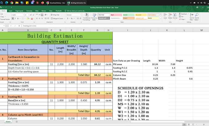 do quantity takeoff, boq and cost estimation using planswift