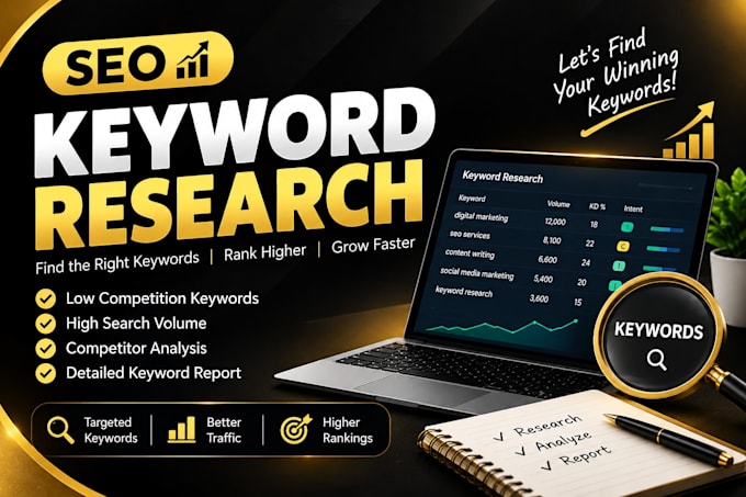 do keyword research and competitor analysis