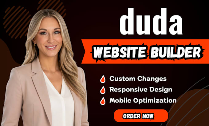 build a duda website, duda website design and redesign