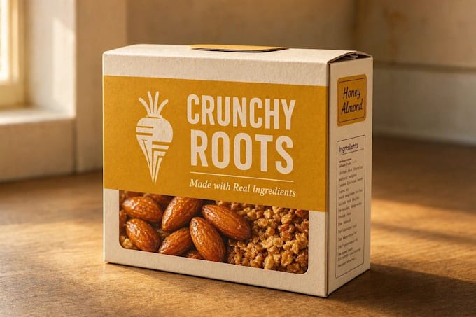 create custom box packaging design with print ready files