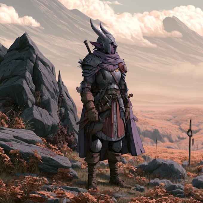 draw personalized dnd character art for you