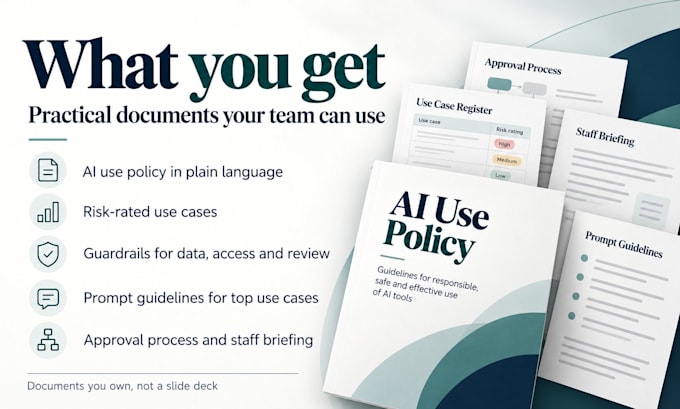 create a safe chatgpt or copilot rollout plan and ai use policy