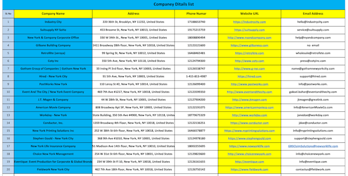do copy paste,web research,data scraping,excel data entry