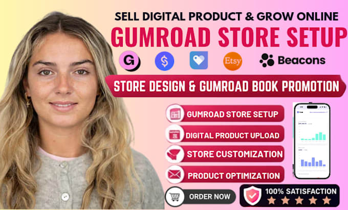 create, set up, and customize your gumroad store