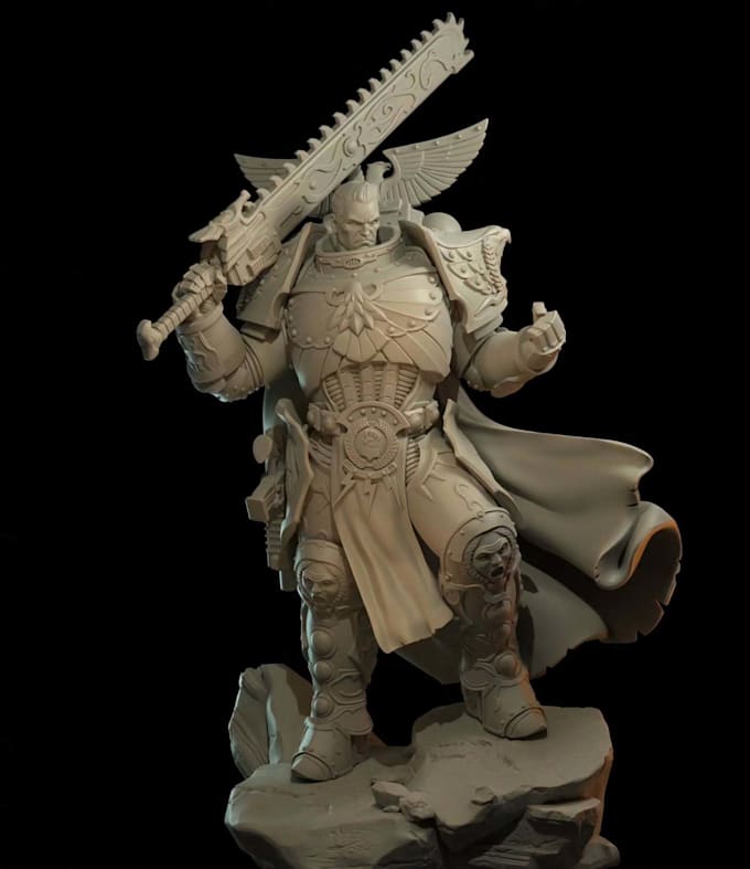 3d printable models, 3d statue, 3d fantasy miniature for 3d printing