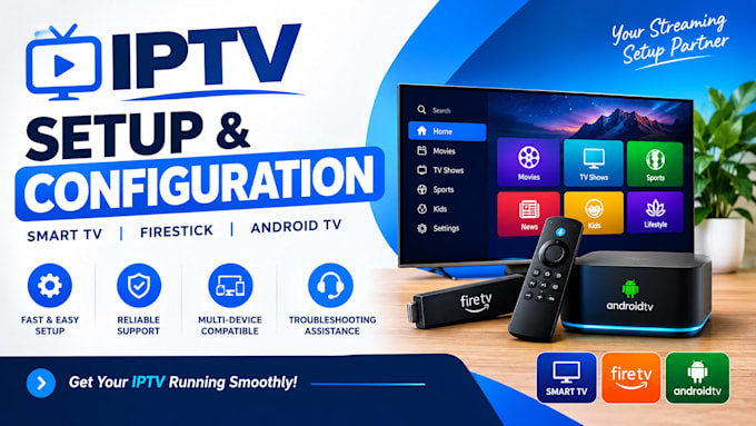 expertly set up iptv apps on smart tvs, firestick