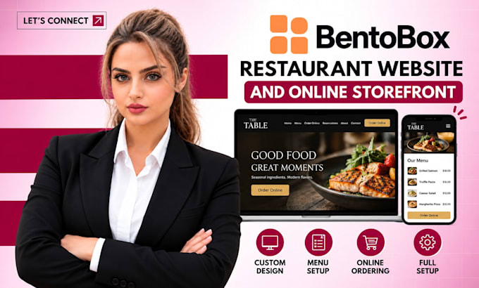 build a bentobox restaurant website and online storefront