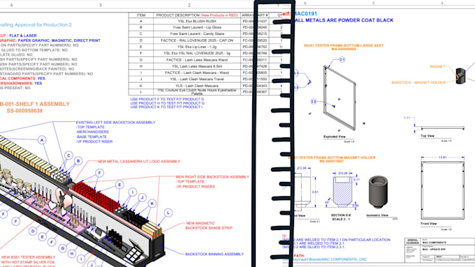 create expert level engineering manufacturing drawings