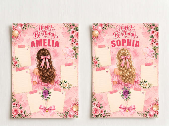 design a personalized birthday card