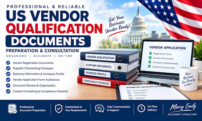 prepare your US vendor qualification documents