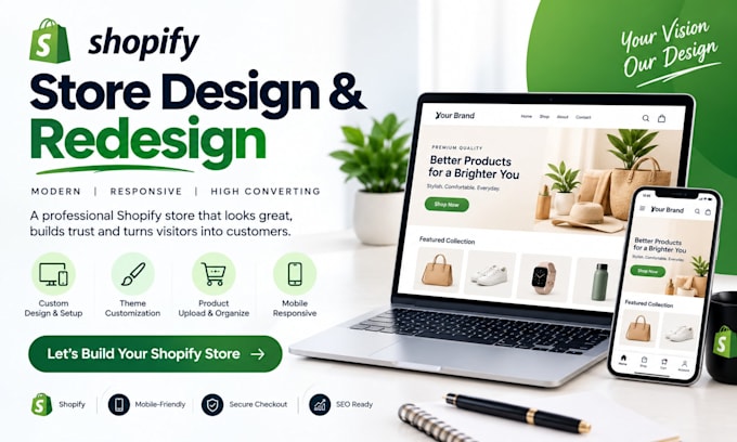 shopify website development, shopify store design, shopify online store seo pro