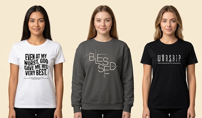 make bold christian apparel designs for you