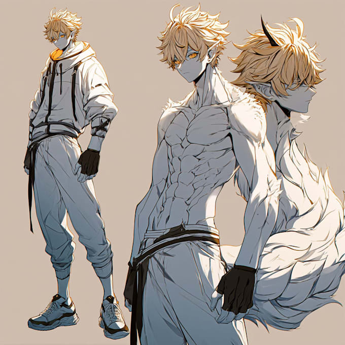 create an anime character sheet