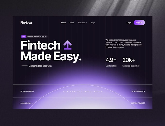build a crypto web3 landing page or dapp frontend in react