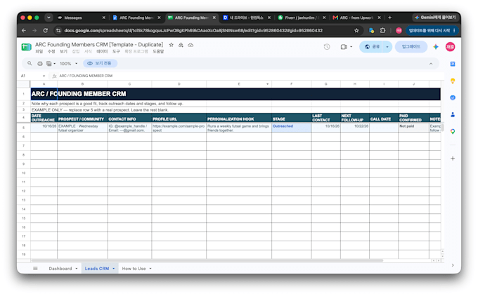 research leads and build prospect lists