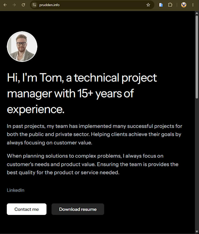 help someone build their product or service