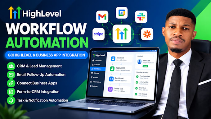 automate workflows, connect business apps using gohighlevel