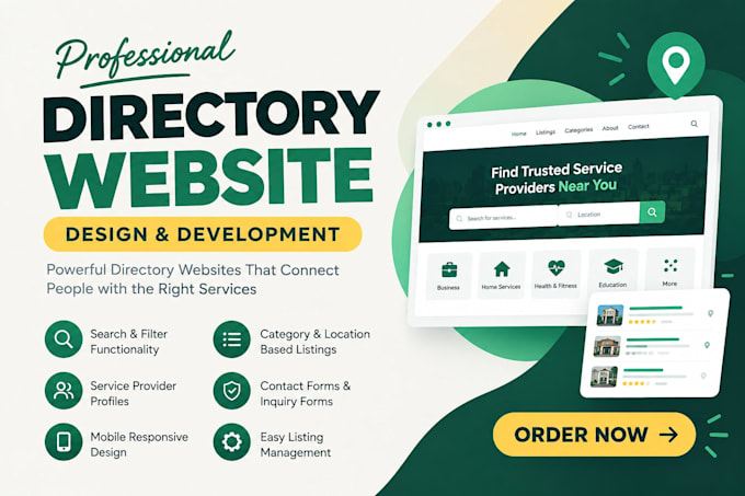 build a professional service directory website