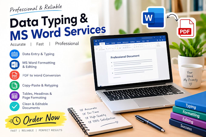 format and edit ms word documents professionally