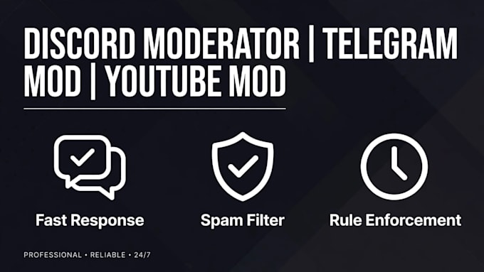 be your discord telegram whatsapp chat moderator