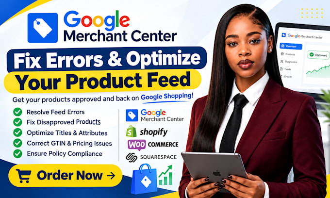 optimize and fix product feed google merchant center, fix product feed errors