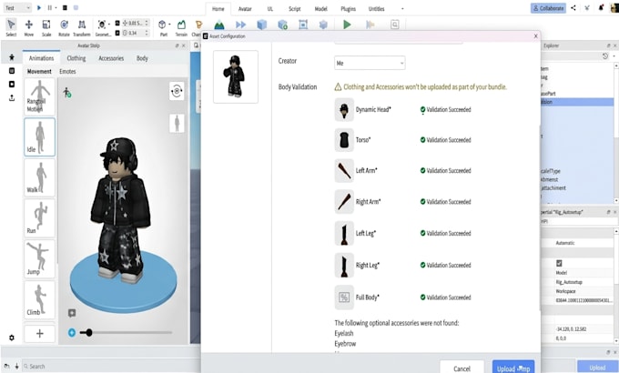 create custom roblox ugc bundles and 3d avatar characters
