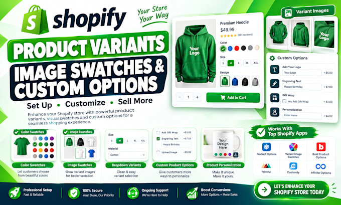 do shopify product variants image swatches custom product options variant images