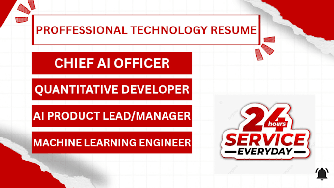 write a professional ai, tech, and machine learning resume