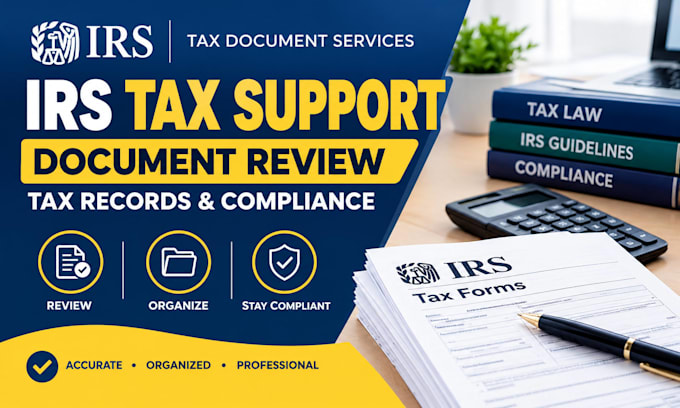 provide irs tax document review tax preparation support