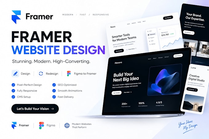framer website develop framer website design framer developer framer website