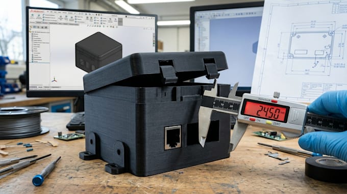 Design custom 3d cad enclosures for your electronics and pcb by ...