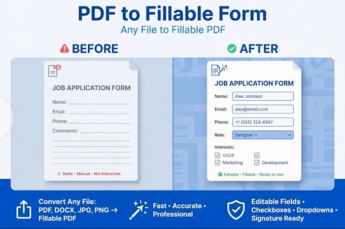 create fillable pdf form