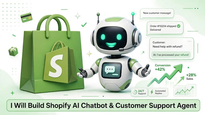 build a shopify ai chatbot and customer support agent