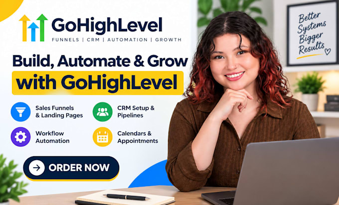 build gohighlevel funnel ghl website ghl automations crm workflows ghl funnel