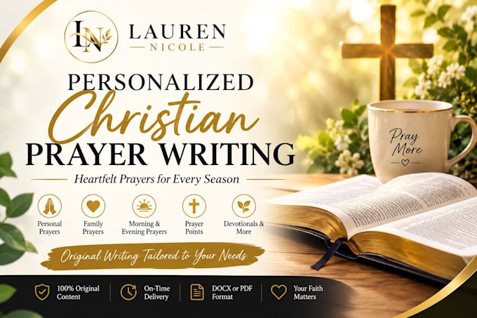 write heartfelt personalized christian prayers and prayer points
