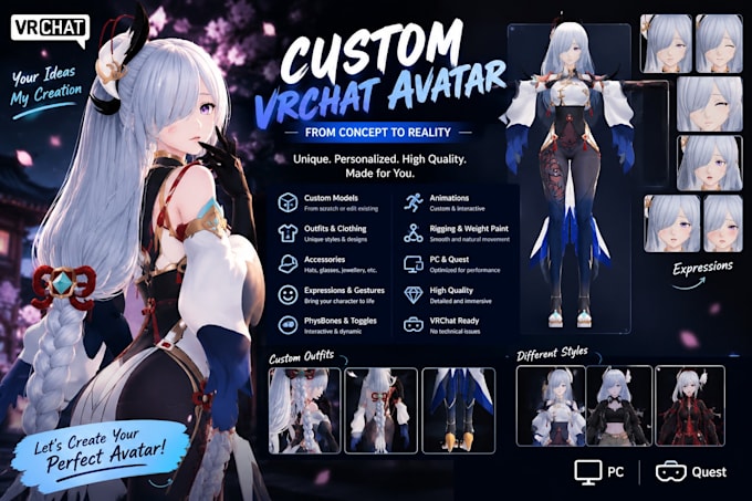 create a custom vrchat avatar from scratch